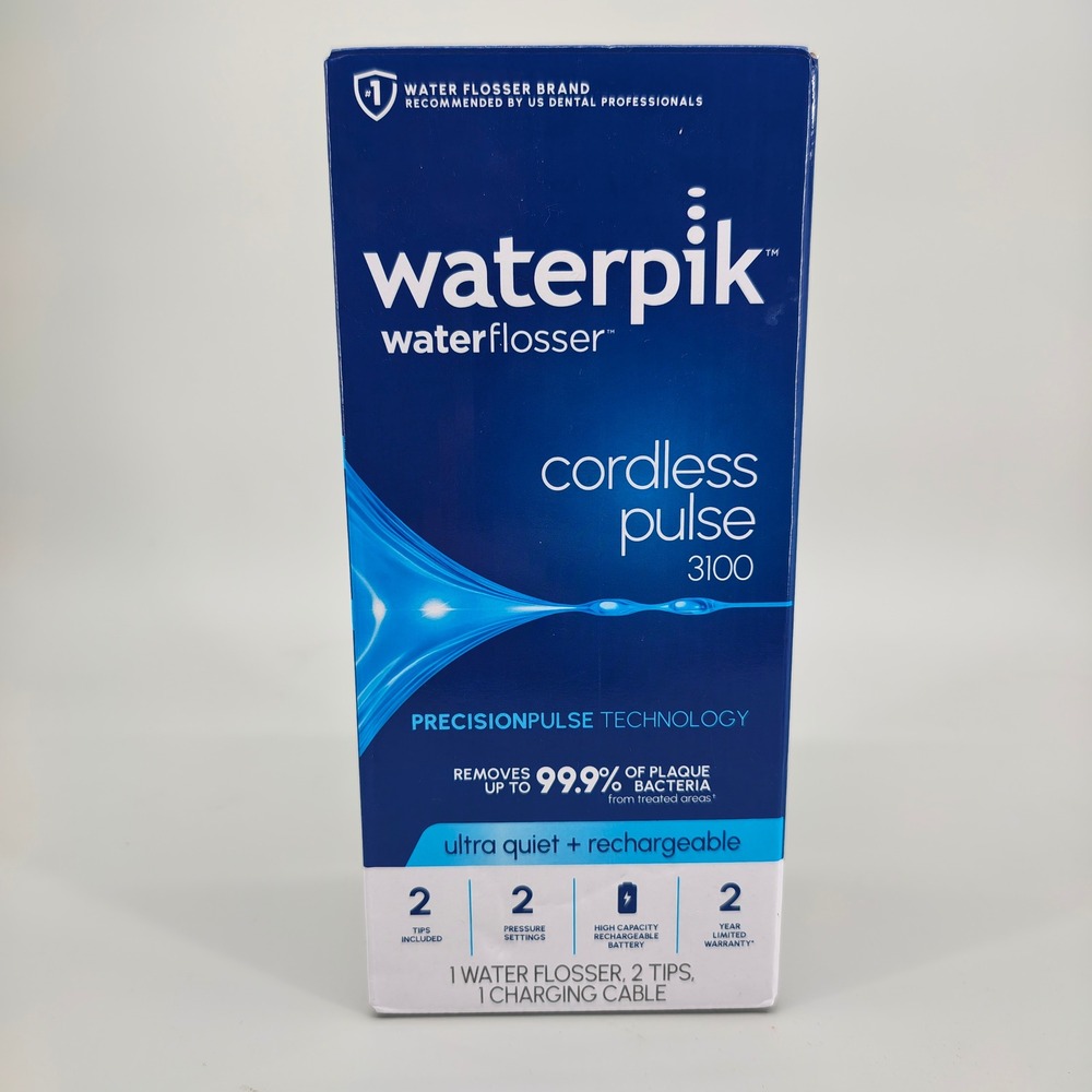 Waterpik Cordless Pulse 3100 Water Flosser WF-20CD013 Rechargeable Blue